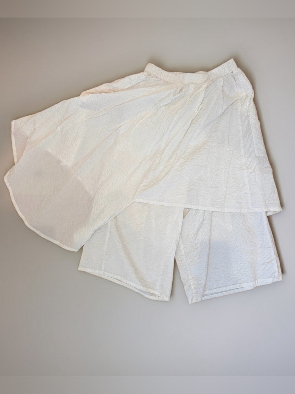 Dress to Kill White Wide Leg Pants 1 Luxury Avant Garde Lagenlook Architectural
